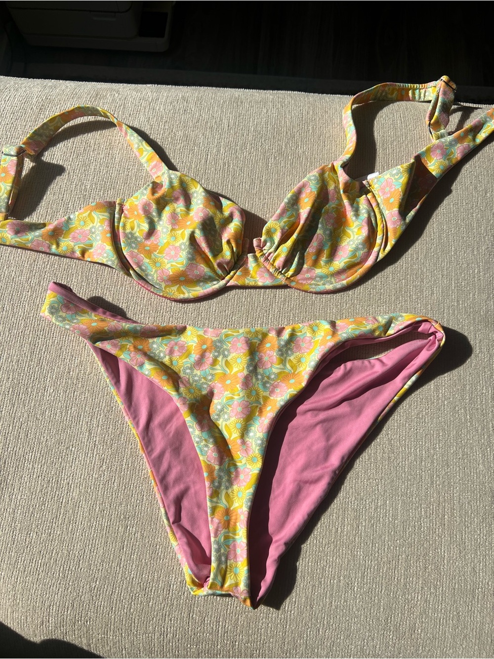 Dippin' Daisy's Yellow Floral Swim